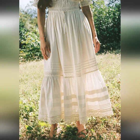 NWOT Christy Dawn Brynne Dress In "Pearl", Size L - Picture 3 of 9